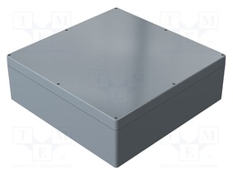 Enclosure: multipurpose; X: 600mm; Y: 600mm; Z: 202mm; aluminium