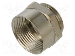 Thread adapter; PG21; M25; brass; Plating: nickel; EPIC®; 30mm