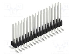 Connector: pin strips; pin header; male; PIN: 34; 1.27mm; SMT; 2x17
