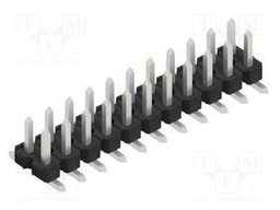 Connector: pin strips; pin header; male; PIN: 22; 2.54mm; SMT; 2x11