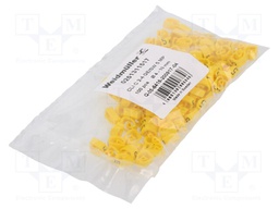 Markers for cables and wires; 4÷10mm; PVC; -30÷80°C; leaded