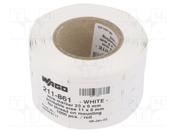 Label; 5mm; 10.5mm; No.of labels: 1000pcs; -40÷150°C; leaded