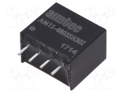 Converter: DC/DC; 1W; Uin: 43.2÷52.8V; 3.3VDC; Iout: 303mA; SIP4