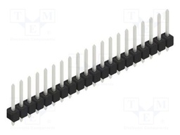 Connector: pin strips; pin header; male; PIN: 20; 2.54mm; THT; 1x20