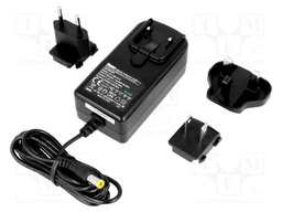 Power supply: switched-mode; 12VDC; 2A; Out: 5,5/2,1; 24W; 0÷40°C