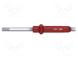 Interchangeable blade; hex key; HEX 6mm; 130mm; max.20Nm