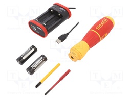 Electric screwdriver; Bit: PlusMinus cross PZ-type,slot; IP67