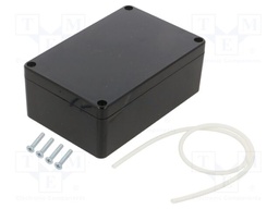 Enclosure: multipurpose; X: 70mm; Y: 105mm; Z: 40mm; ABS; black; IP65