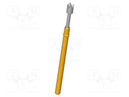 Test needle; Operational spring compression: 4mm; 5A; Ø: 2mm