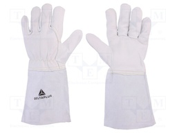 Protective gloves; Size: 10; natural leather; TIG15K