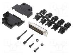 D-Sub; PIN: 25; male; unshielded; straight; screw terminal; UNC4-40