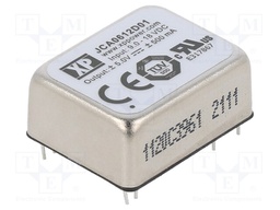 Isolated Board Mount DC/DC Converter, 2:1 Input, ITE, 2 Output, 6 W, 5 V, 500 mA, -5 V