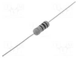 Resistor: metal oxide; THT; 7.5Ω; 3W; ±5%; Ø5.5x16mm; axial