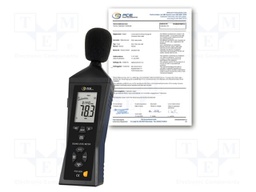 Meter: sound level; LCD; 4 digit; Sound level: 30÷130dB; 335g; IP20