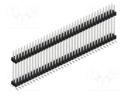 Connector: pin strips; pin header; male; PIN: 72; 2.54mm; SMT; 2x36