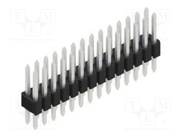 Connector: pin strips; pin header; male; PIN: 28; 1.27mm; THT; 2x14