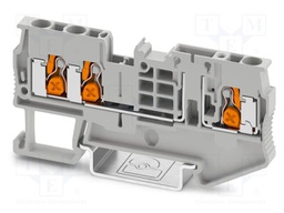 Splice terminal: rail; 20A; 500V; PA; L: 35.3mm; 0.5÷4mm2; ways: 1