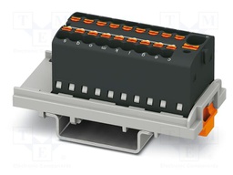 Splice terminal: rail; 17.5A; 500V; push-in; PA; 0.14÷2.5mm2