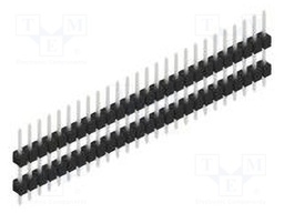 Connector: pin strips; pin header; male; PIN: 26; 2.54mm; THT; 1x26