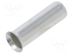 Tip: bootlace ferrule; non-insulated; copper; 16mm2; 21mm; tinned