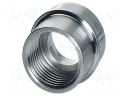 Enclosure for connectors: M12; nickel plated; Gasket: FKM