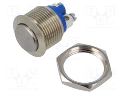 VANDAL RESISTANT SW, SPST-NO, 0.2A, 48V