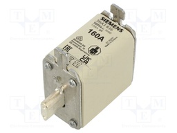 Fuse: fuse; gG; 160A; 500VAC; 250VDC; industrial; NH00; SENTRON