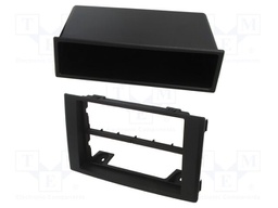 Radio frame; Iveco; 1 DIN; black