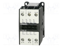 Contactor: 3-pole; NO x3; 24VAC; 50A; for DIN rail mounting; J7KN
