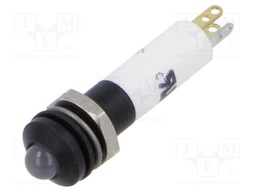 Indicator: LED; 12VDC; Ø9mm