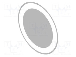 Cover; OptoHiT; white; plastic; Ø20mm