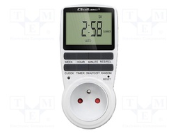 Programmable time switch; 16A; 135x60x75mm; 3.68kW; 50÷60Hz