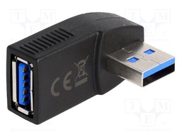 Adapter; USB 3.0; USB A socket,USB A plug 270° left/right