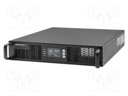Power supply: UPS; 1000W; 1000VA; Uin: 110÷300V; 438x385x88mm; 7Ah
