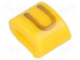 Markers for cables and wires; Label symbol: U; 1.1÷2.5mm; H: 3mm
