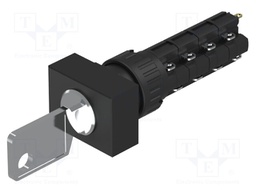 Switch: rotary with key; Stabl.pos: 2; NC x4 + NO x4; Pos: 2; 51