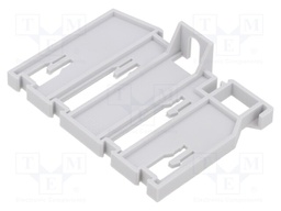 Fixing element; TS35; -25÷100°C; Body: grey
