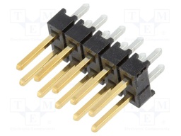 Connector: pin strips; pin header; male; PIN: 10; straight; 2.54mm