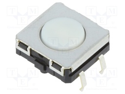 Microswitch TACT; SPST-NO; Pos: 2; 0.05A/24VDC; THT; none; 1.96N