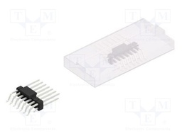 Connector: pin strips; pin header; male; PIN: 14; 2.54mm; SMT; 2x7