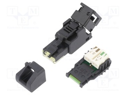 Plug; RJ45; PIN: 8; Cat: 6a; with protective cap,unshielded