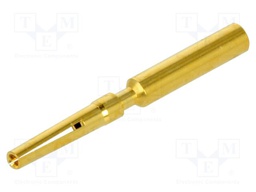 Contact; female; 0.6mm; gold-plated; 0.25÷0.5mm2; crimped