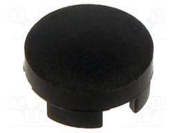 Button; none; round; black; Ø6.5mm; polyamide; H: 8mm