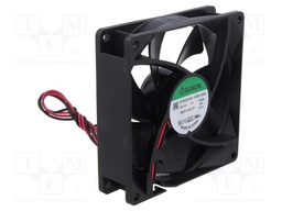 Fan: DC; axial; 12VDC; 92x92x25mm; 69.66m3/h; 40.7dBA; ball bearing