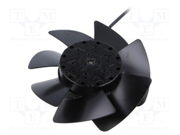 Fan: AC; axial; 230VAC; Ø138.3x56.9mm; ball; 2800rpm; IP44; 20AWG