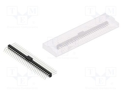 Connector: pin strips; pin header; male; PIN: 58; 2.54mm; SMT; 2x29