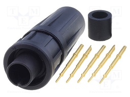 Connector: circular; Series: EN2; plug; male; soldering; for cable