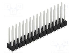 Connector: pin strips; pin header; male; PIN: 32; 2.54mm; THT; 2x16