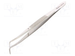 Tweezers; 160mm; Blades: curved
