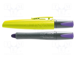 Marker: wax crayon marker; purple